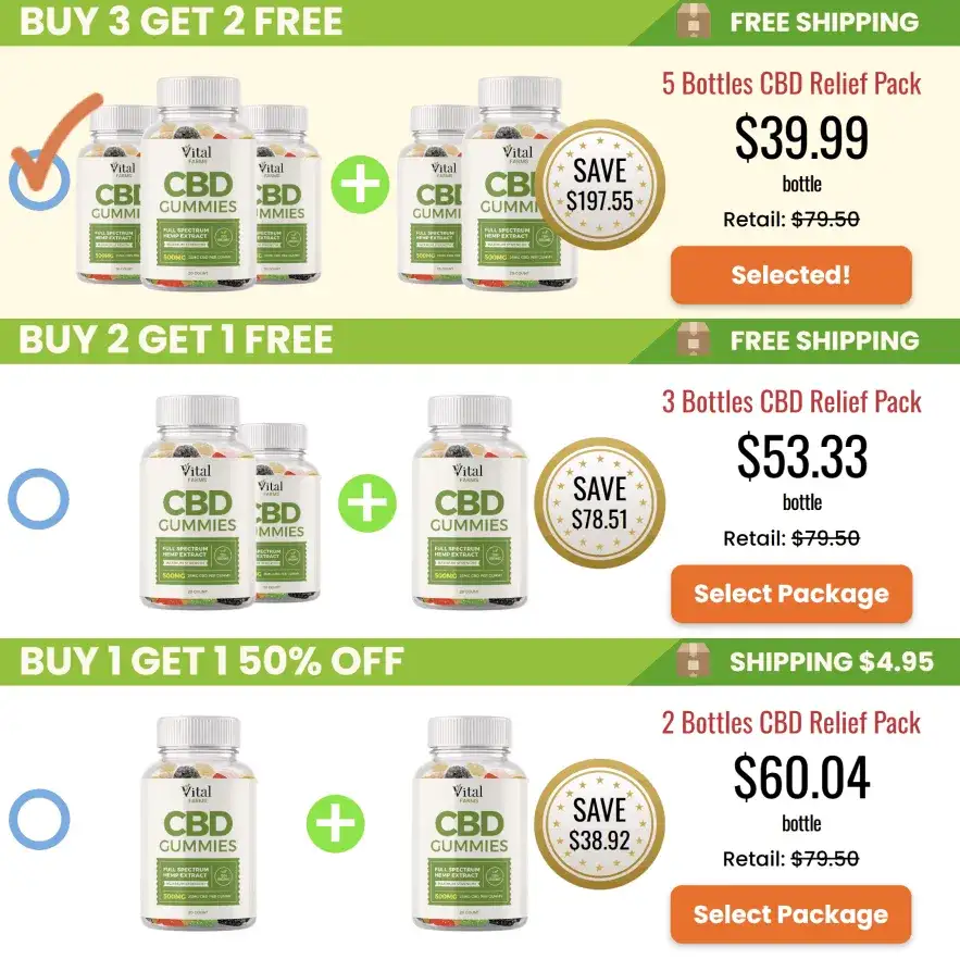 Golden Farms CBD Gummies price